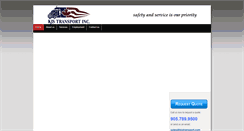 Desktop Screenshot of kjstransport.com